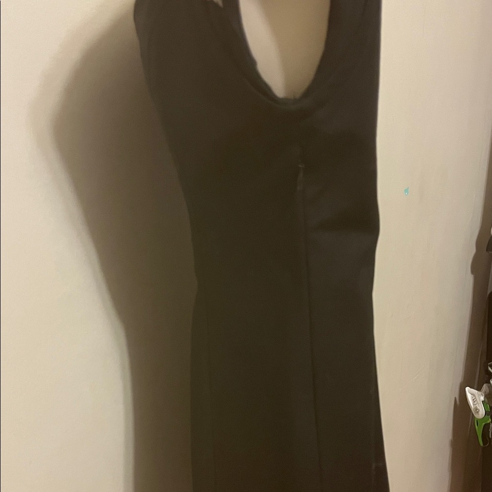 Mackage Black Studded Mini Dress Deep Scoop Neck - Picture 12 of 16